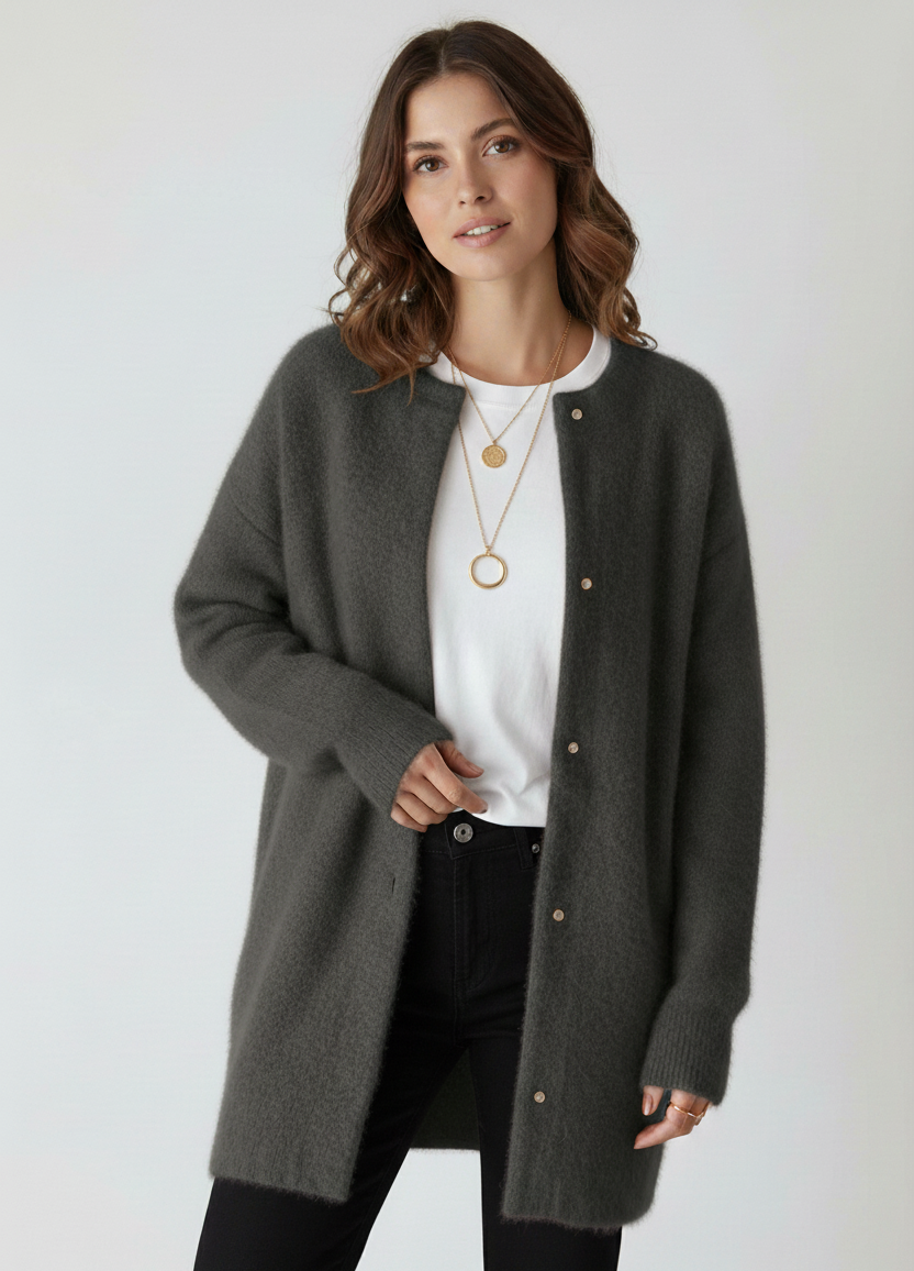 Arie | Elegant Refined Cardigan – Stylish Knitwear for Modern Comfort