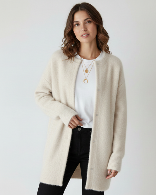 Arie | Elegant Refined Cardigan – Stylish Knitwear for Modern Comfort