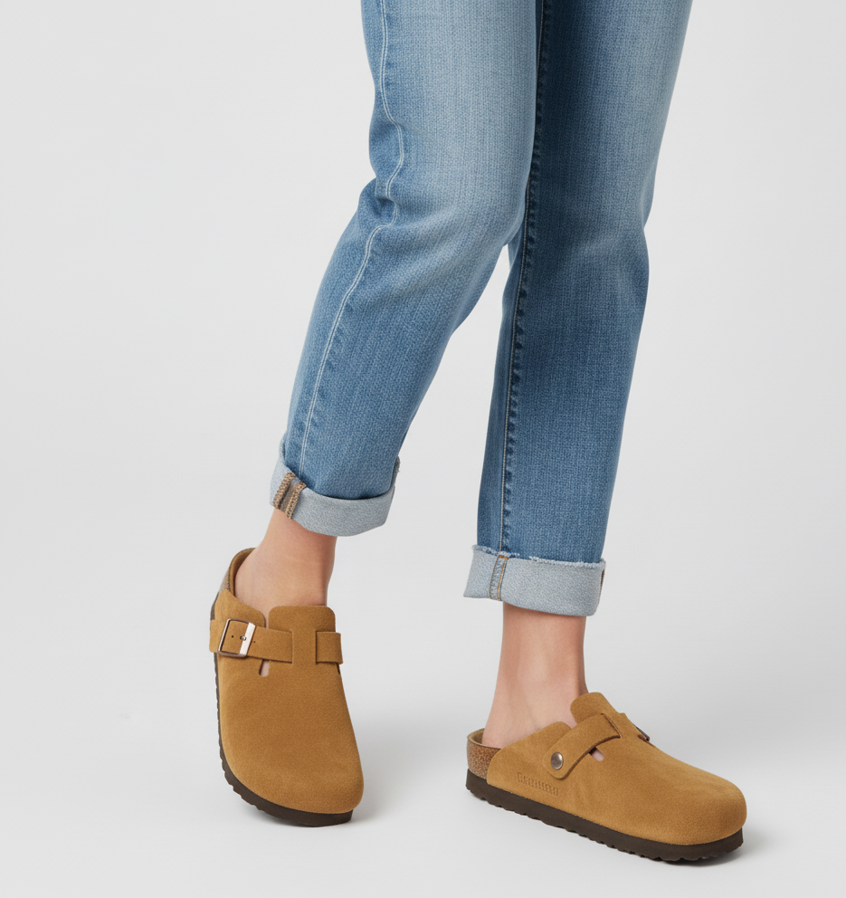 Charlotte | Adjustable Strap Clogs for Women - Comfortable Slip-On Clogs with Buckle