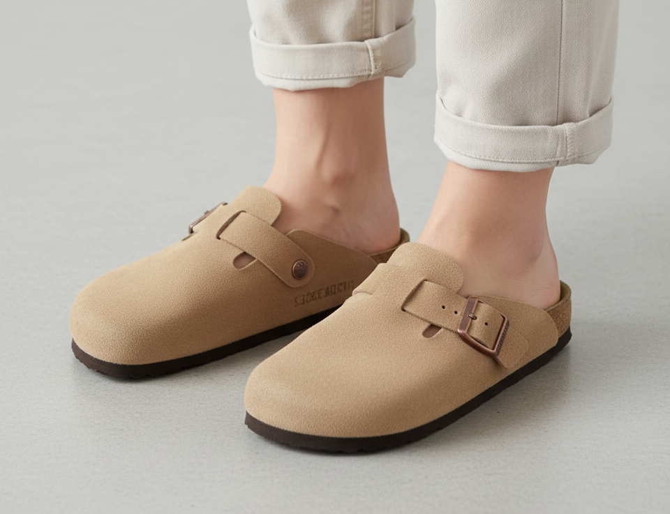 Charlotte | Adjustable Strap Clogs for Women - Comfortable Slip-On Clogs with Buckle