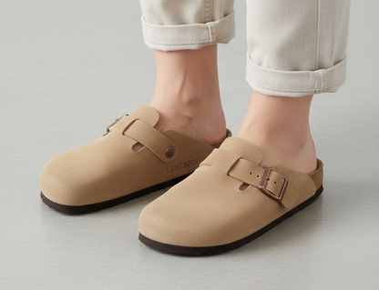 Charlotte | Adjustable Strap Clogs for Women - Comfortable Slip-On Clogs with Buckle