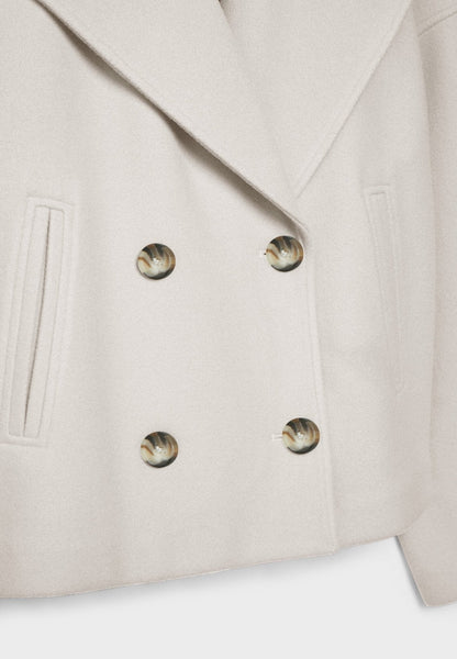 Marga | Women's Double-Breasted Short Jacket - Stylish Outerwear Elegant Fashion